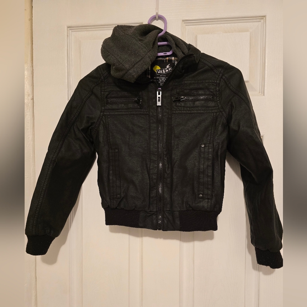 Urban Republic Black Jacket with Hood